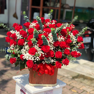 Basket of loving flowers